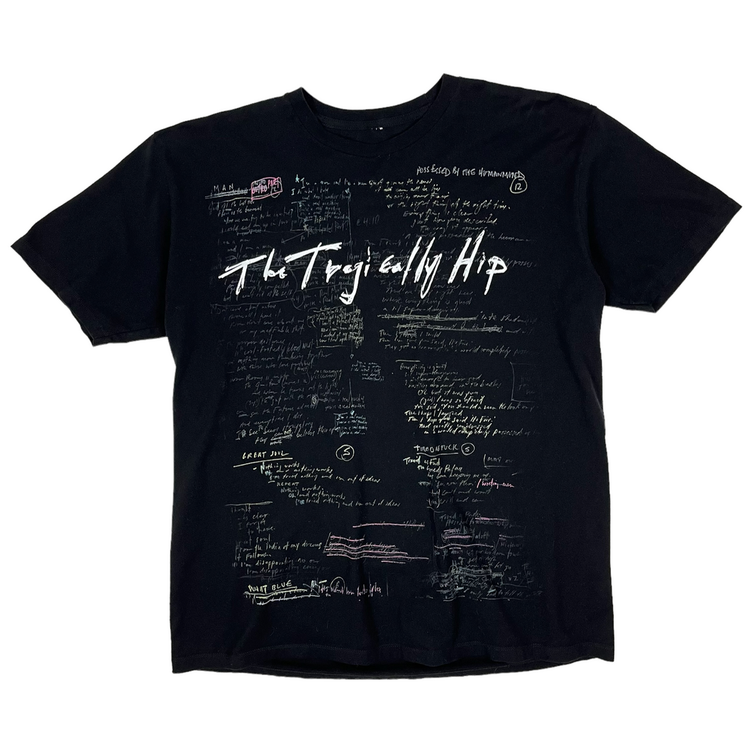 The Tragically Hip The Machine Poem Tee - Size L