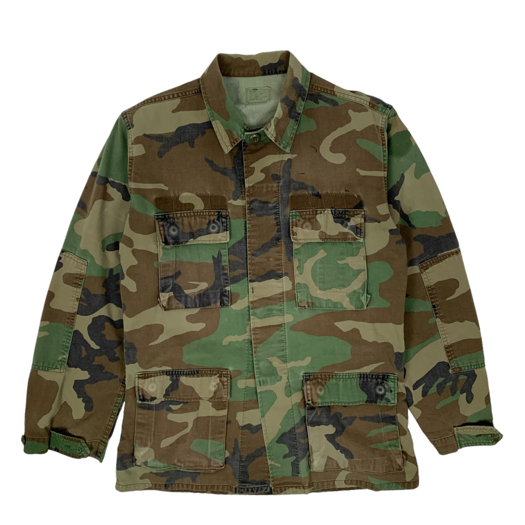 US Army Woodland Camo Field Jacket - Size M