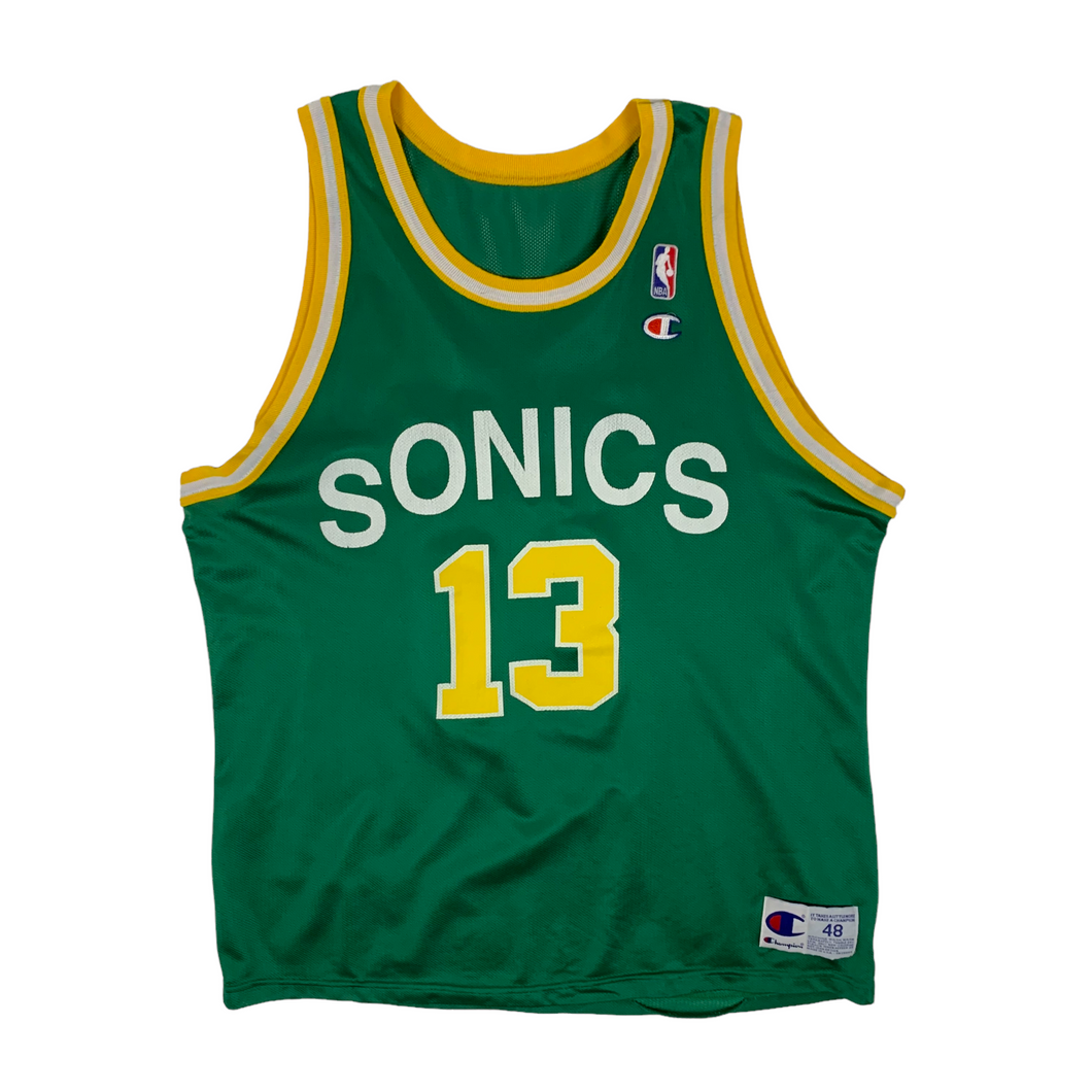 Seattle Sonics #13 Gill Champion Jersey - Size 48