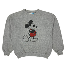 Load image into Gallery viewer, Mickey Mouse Raglan Crewneck Sweatshirt - Size S/M
