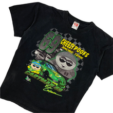 Load image into Gallery viewer, 1996 South Park&#39;s Cartman Cheesy Poofs Racing Tee - Size L
