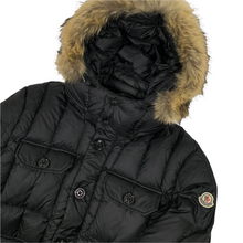 Load image into Gallery viewer, Moncler Down Puffer Jacket w/ Fur Trim - Size L/XL
