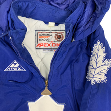 Load image into Gallery viewer, Toronto Maple Leafs Anorak Pullover Puffer Jacket by Apex - Size XL
