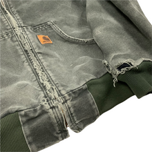 Load image into Gallery viewer, Carhartt Hooded Olive Work Jacket - Size M
