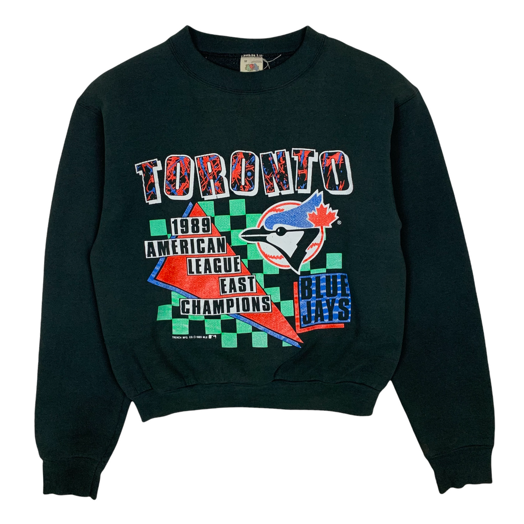 1989 Toronto Blue Jays Champions Crewneck Sweatshirt - Size S/M